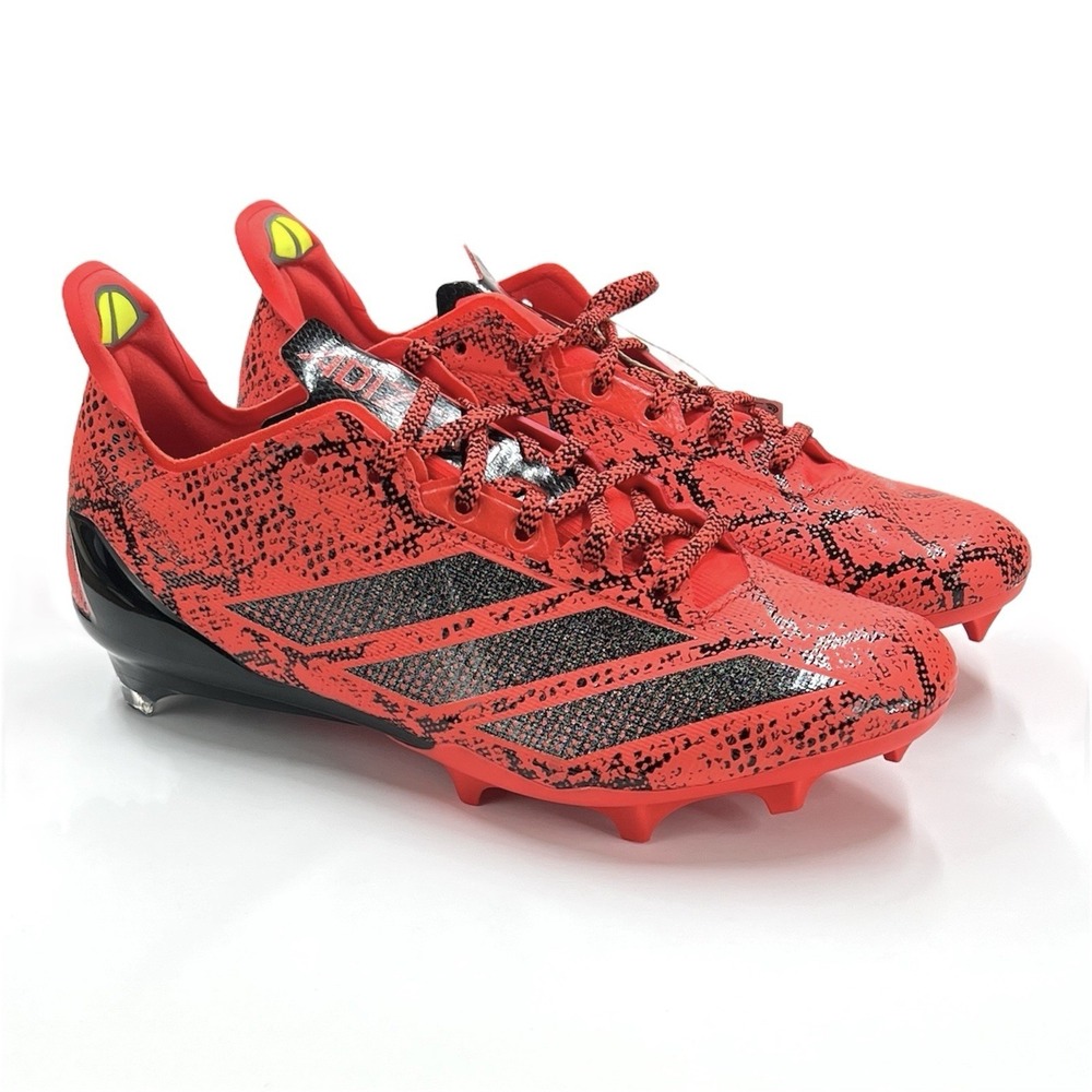 adidas Adizero Electric Exotic Speed Red Football Cleats Mens Size 8.5
